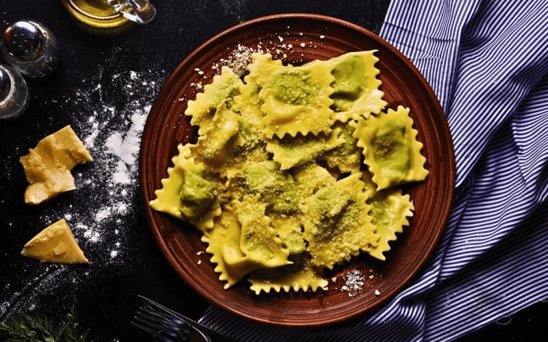 Ricota com Molho de Manteiga e Sálvia