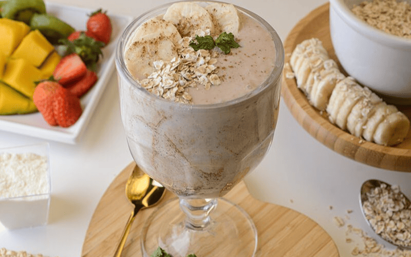 Smoothie de Banana e Aveia