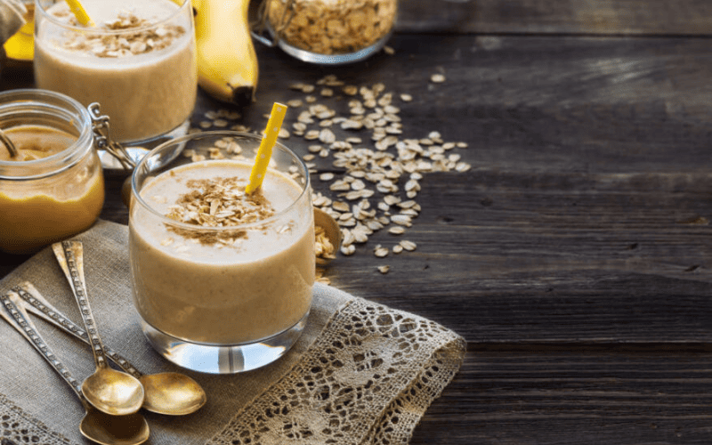 Smoothie de Banana e Aveia