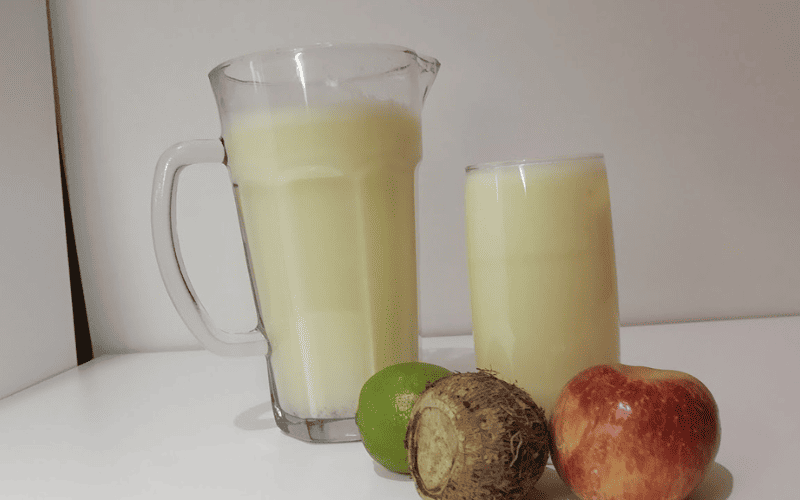 Suco de Inhame com Maçã